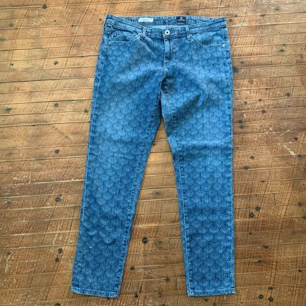 AG Adriano Goldshmeid medium wash leggings ankle 31 jeans